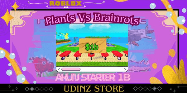 Gambar Product Akun Starter - 1B | Plants Vs Brainrots