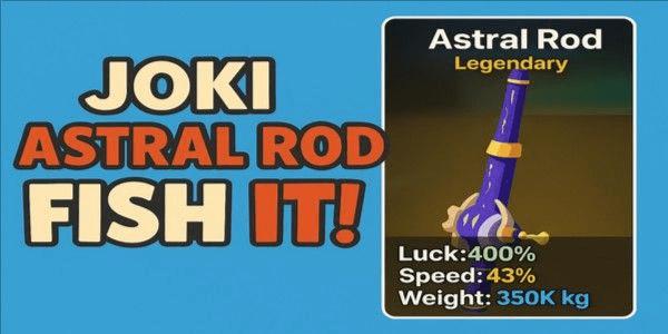 Gambar Product Joki Astral Rod Fish it!