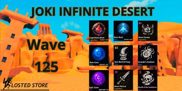 Gambar Product Joki infinite Desert 1x Wave 125