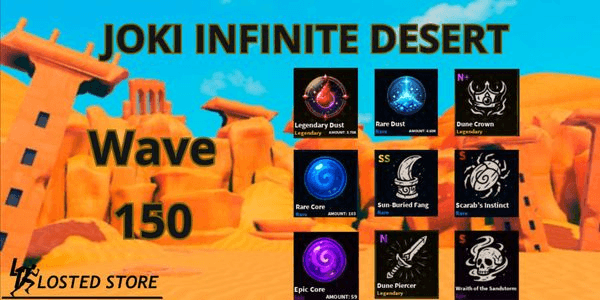 Gambar Product Joki infinite Desert 1x Wave 150