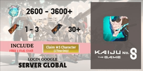 Gambar Product Reroll Account Kaiju No 8 The Game [Global] - 1