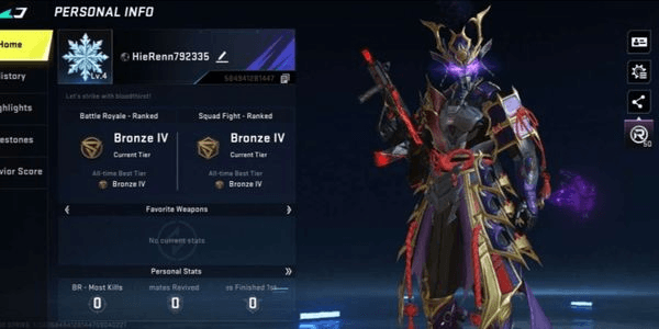 Gambar Product AKUN BLOODSTRIKE - ASIA [ Eternal Zero - Odashadow lv2, Katana - Ronin, Aug - Scarlet Castle Lv2, M700 - Ethereal Blue ] #584941281447