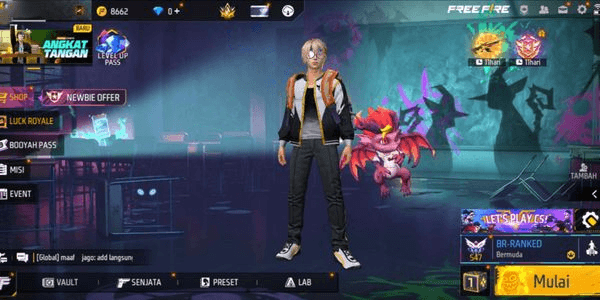 Gambar Product #E2 New Free Fire Account Level 5+ Plain