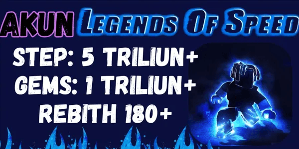 ACCOUNT LEGEND OF SPEED 5T STEPP + BONUS PET OP