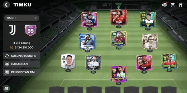 AKUN FC MOBILE OVR 99 CONTAINS PELLEGRINI 111, RIQUELME 106, ZIRKZEE 108, MARMARDASHVILI 105, SQUAD GG! #[1]