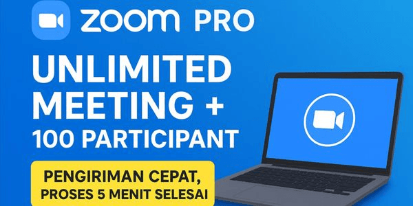 Gambar Product Zoom Meetings Pro 1 bulan