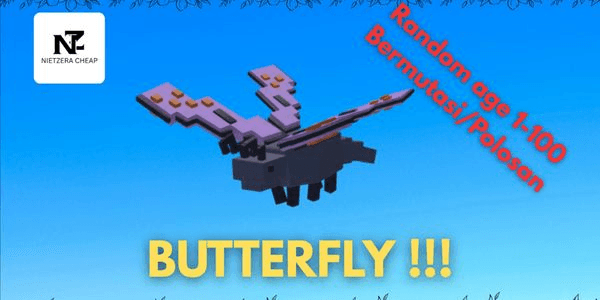 Gambar Product BUTTERFLY - GROW A GARDEN
