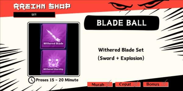 Gambar Product Withered Blade Set
