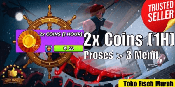 Gambar Product 2x Coins (1 Hour)