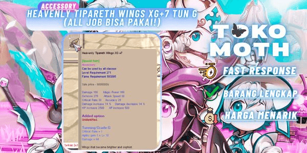 Gambar Product Heavenly tipareth Wings XG+7 tun G (All job bisa pakai!)