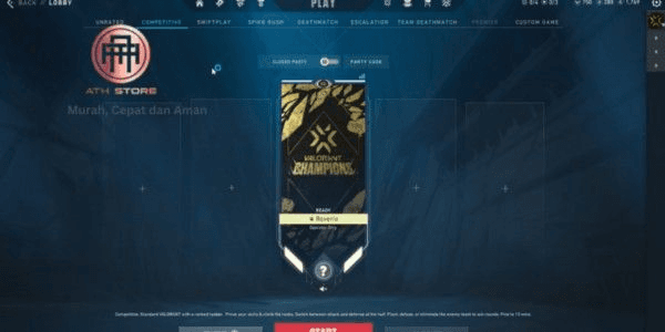 Gambar Product Valorant Account Last Rank Unranked Skin Bundle Origin & Many Agents