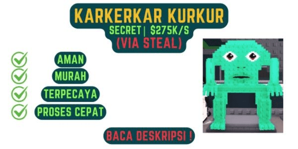 Gambar Product Karkerkar Kurkur (Secret) | Steal A Brainrot