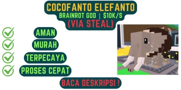 Gambar Product Cocofanto Elefanto (Brainrot God) | Steal A Brainrot
