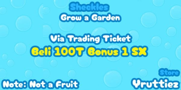 Gambar Product 100T Sheckles | Grow a Garden