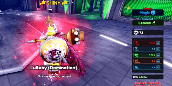 Gambar Product Shiny Lullaby (Domination) | Perfect Stats SSS
