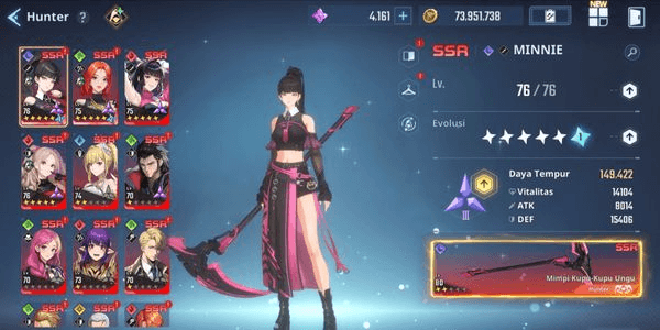 Gambar Product Solo Leveling Account I-dle Edition