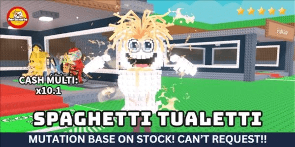 Gambar Product Spaghetti Tualetti | Steal A Brainrot