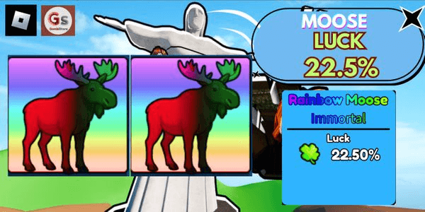 Gambar Product RAINBOW MOOSE Luck 22.5% - Climb and Jump Tower
