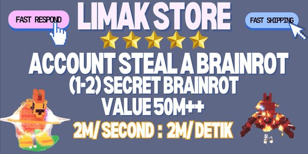 Cheapest Steal A Brainrot Account | itemku