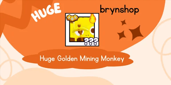 Golden Huge Mining Monkey