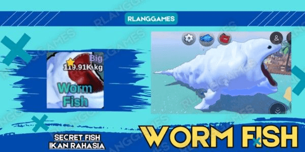 Gambar Product WORM FISH (BIG ALASKA WORM FISH IT - RBL