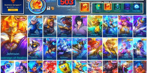 #4343 503 Skins | Johnson Sovereign of Realms (LEGEND) | Suyou Sasuke Uchiha (NARUTO) | Vale Gaara (NARUTO) | Karina Leona (KOF) | Collector Juragan V