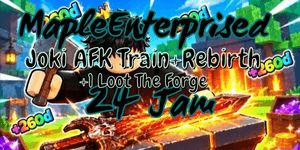 جوكـي AFK ترين + ريبيرث 24 ساعة | +1 LOOT TO FORGE