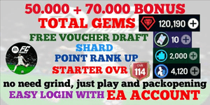 EA FC MOBILE | 50K++ GEMS | ANDRO/IOS