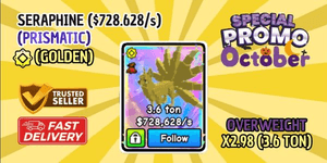 (SPÉCIAL OCTOBRE) ÉCHANGE D'ANIMAUX !!! - GOLDEN SERAPHINE (728,628 $/s) | Build A Zoo