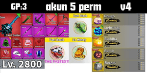 BLOX FRUIT ACCOUNT PERMANENT FRUIT - NO 1