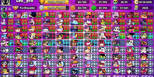 BS | Leo Pro | BRAWLERS 104/107 | 41 MAX HC | 52K TROPHY | PRESTIGE 33 | GEMS 16 | CN 90