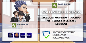บัญชี OG FEIKO + TAICHOU M1 + TWINS | บัญชี SETTER | มีลูกบอลดี | ปลอดภัยมากและจัดส่งทันที