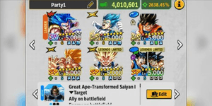 Dragon Ball Legends Account | UL Gogeta *5 | LR Vegeta *8 | LR Goku *8 [Android/IOS]