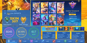 #74 AKUN MOBILE LEGENDS MURAH