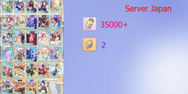 Compte reroll Uma Musume Pretty Derby [Japon]#25