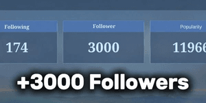 ผู้ติดตาม +3000 Mobile Legends