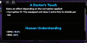 The doctor Corrupted 4 God stat
