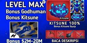Conta Blox Fruit LEVEL MÁXIMO GODHUMAN