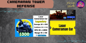 Laser Cameraman Car