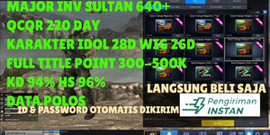 MAJOR QCQR 155 วัน [แชทก่อน,อย่าจ่ายสุ่มสี่สุ่มห้า] ชื่อเต็ม อาวุธ, ตัวละคร 65 วัน, HOLLOW VEST MEGA HP ล้นมากกกก
