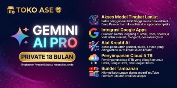 Google Drive 5TB + Gemini AI Pro 18 Months - Private