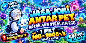 Boost 1 Pet 10B-100B+/S Via Antar | Pet Boost | Break and Steal An Egg