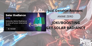 जॉकी/बूस्टिंग से पाएं Solar Radiance - Anime Zero