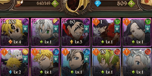 บัญชี MELIODAS NEMESIS ULTI 4/6 [GLOBAL]