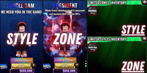 Account Komplett-Set Uncle Sam (Limitiert) | Uncle Sam (Style) + President (Zone)