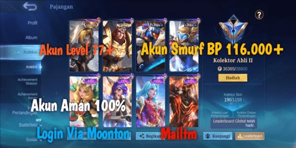 UCUZ & %100 GÜVENLİ Mobile Legends HESABI