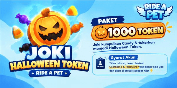 JOKI 1000 HALLOWEEN TOKEN Ride A Pet
