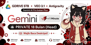 GOOGLE DRIVE 5TB + GEMINI AI PRO 18개월 - 프라이빗