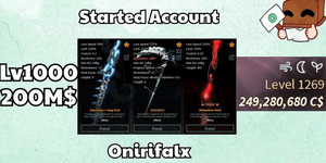 Compte commencé niv1000 + Onirifalx
