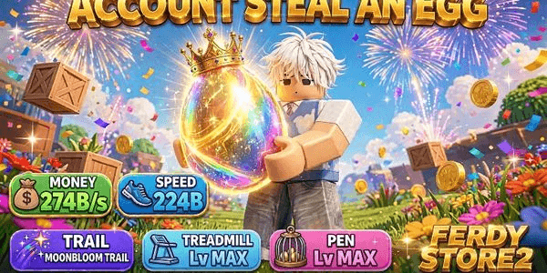 บัญชี Steal An Egg - ตามภาพ